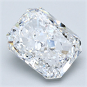 Diamante Natural 3.50 quilates, Radiante , Color D, claridad SI1 y certificado GIA