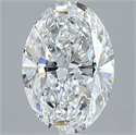 Diamante Natural 2.47 quilates, Ovalado , Color D, claridad VS2 y certificado GIA