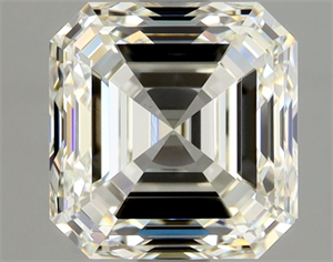Picture of Natural Diamond 1.70 Carats, Asscher with  Cut, K Color, VVS2 Clarity and Certified by GIA