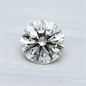 Picture of Natural Diamond 0.70 Carats, Round with Very Good Cut, L Color, SI1 Clarity and Certified by GIA