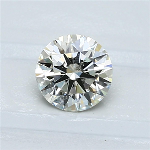 Picture of Natural Diamond 0.70 Carats, Round with Very Good Cut, L Color, SI1 Clarity and Certified by GIA