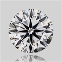 Natural Diamond 0.71 Carats, Round with Very Good Cut, D Color, VS2 Clarity and Certified by GIA