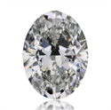Natural Diamond 0.70 Carats, Oval with  Cut, F Color, VS1 Clarity and Certified by GIA