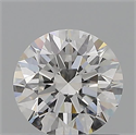 Natural Diamond 0.83 Carats, Round with Excellent Cut, F Color, VVS2 Clarity and Certified by GIA