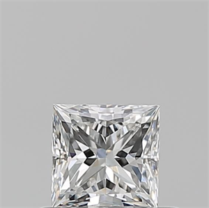 Foto Diamante Natural 0.50 quilates, Princesa , Color F, claridad VVS2 y certificado GIA de