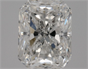 Natural Diamond 1.01 Carats, Radiant with  Cut, E Color, SI2 Clarity and Certified by HRD