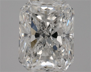 Picture of Natural Diamond 1.01 Carats, Radiant with  Cut, E Color, SI2 Clarity and Certified by HRD
