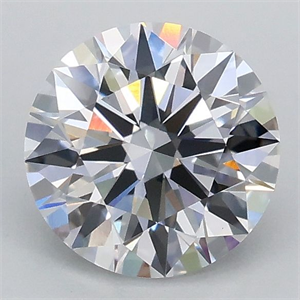 Picture of Lab Grown Diamond 1.05 Carats, Round with Ideal Cut, D Color, VVS2 Clarity and Certified by IGI