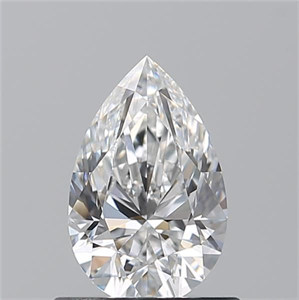 Picture of Natural Diamond 0.70 Carats, Pear with  Cut, E Color, VS1 Clarity and Certified by GIA