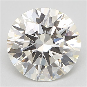 Picture of Natural Diamond 0.71 Carats, Round with Excellent Cut, I Color, VVS2 Clarity and Certified by GIA