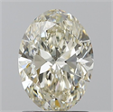 Natural Diamond 1.50 Carats, Oval with  Cut, L Color, VS1 Clarity and Certified by GIA