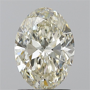 Picture of Natural Diamond 1.50 Carats, Oval with  Cut, L Color, VS1 Clarity and Certified by GIA