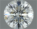 Natural Diamond 0.60 Carats, Round with Excellent Cut, I Color, VS1 Clarity and Certified by IGI