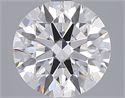 Lab Grown Diamond 3.05 Carats, Round with Ideal Cut, E Color, VVS2 Clarity and Certified by IGI