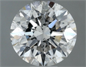 Natural Diamond 1.02 Carats, Round with Excellent Cut, K Color, I1 Clarity and Certified by GIA