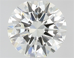 Picture of Natural Diamond 0.70 Carats, Round with Excellent Cut, I Color, VVS1 Clarity and Certified by GIA