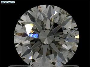 Picture of Natural Diamond 0.72 Carats, Round with Very Good Cut, J Color, SI2 Clarity and Certified by GIA
