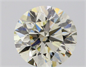 Natural Diamond 1.12 Carats, Round with Excellent Cut, J Color, VS2 Clarity and Certified by IGI