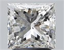 Diamante Natural 2.01 quilates, Princesa , Color G, claridad SI2 y certificado HRD