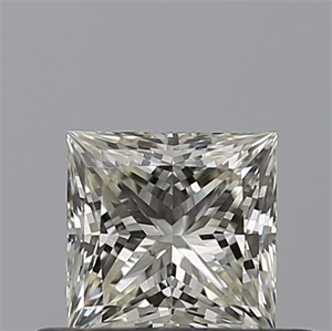 Picture of Natural Diamond 0.50 Carats, Princess with  Cut, L Color, SI1 Clarity and Certified by GIA