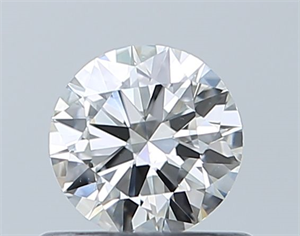 Foto Diamante Natural 0.50 quilates, Redondo , Color H, claridad SI1 y certificado GIA de