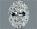 Natural Diamond 1.30 Carats, Oval with  Cut, G Color, VS2 Clarity and Certified by GIA