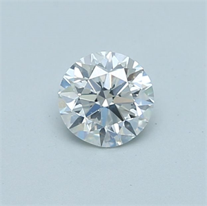 Picture of Natural Diamond 0.50 Carats, Round with Very Good Cut, E Color, SI1 Clarity and Certified by GIA