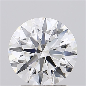 Picture of Lab Grown Diamond 2.01 Carats, Round with Excellent Cut, D Color, FL Clarity and Certified by GIA