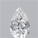 Diamante Natural 0.50 quilates, De pera , Color D, claridad VS1 y certificado GIA