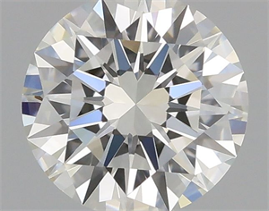 Foto Diamante Natural 0.55 quilates, Redondo , Color H, claridad VVS2 y certificado GIA de