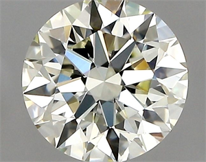 Picture of Natural Diamond 0.70 Carats, Round with Excellent Cut, M Color, VVS1 Clarity and Certified by GIA