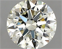 Diamante Natural 0.70 quilates, Redondo , Color M, claridad VVS1 y certificado GIA