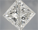 Natural Diamond 0.80 Carats, Princess with  Cut, F Color, VS1 Clarity and Certified by IGI