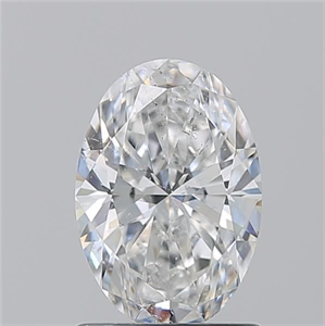 Picture of Natural Diamond 1.21 Carats, Oval with  Cut, F Color, SI2 Clarity and Certified by GIA
