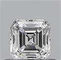Natural Diamond 0.50 Carats, Asscher with  Cut, D Color, VVS1 Clarity and Certified by GIA