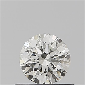 Picture of Natural Diamond 0.40 Carats, Round with Excellent Cut, H Color, SI1 Clarity and Certified by IGI