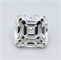 Natural Diamond 1.70 Carats, Asscher with  Cut, H Color, VVS2 Clarity and Certified by GIA