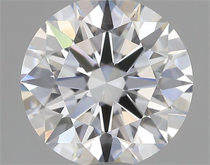Picture of Lab Grown Diamond 1.08 Carats, Round with Ideal Cut, D Color, VVS2 Clarity and Certified by IGI
