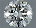 Natural Diamond 0.50 Carats, Round with Excellent Cut, I Color, VS1 Clarity and Certified by IGI