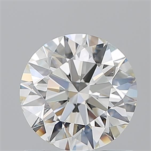 Picture of Natural Diamond 1.01 Carats, Round with Excellent Cut, J Color, SI1 Clarity and Certified by GIA