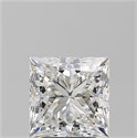 Natural Diamond 3.58 Carats, Princess with  Cut, I Color, SI1 Clarity and Certified by GIA