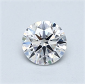 Natural Diamond 0.70 Carats, Round with Excellent Cut, E Color, SI1 Clarity and Certified by GIA