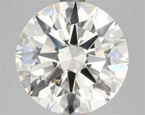 Picture of Natural Diamond 3.20 Carats, Round with Excellent Cut, L Color, SI1 Clarity and Certified by GIA