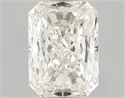 Natural Diamond 0.70 Carats, Radiant with  Cut, J Color, VS1 Clarity and Certified by GIA