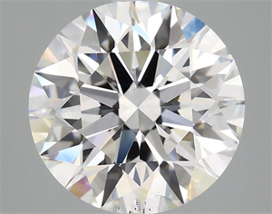 Picture of Lab Grown Diamond 3.07 Carats, Round with Excellent Cut, E Color, VS2 Clarity and Certified by IGI