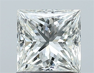 Picture of Natural Diamond 1.02 Carats, Princess with  Cut, I Color, VS2 Clarity and Certified by GIA