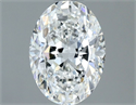 Natural Diamond 1.02 Carats, Oval with  Cut, G Color, VVS1 Clarity and Certified by GIA