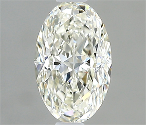 Picture of Natural Diamond 0.40 Carats, Oval with  Cut, J Color, VVS2 Clarity and Certified by GIA