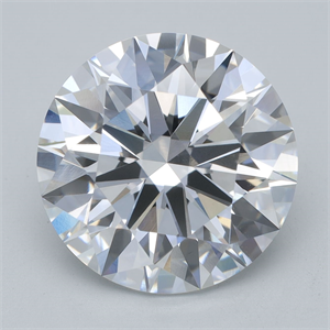 Picture of Lab Grown Diamond 5.93 Carats, Round with Ideal Cut, F Color, VVS2 Clarity and Certified by IGI