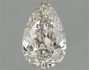 Foto Diamante Natural 0.71 quilates, De pera , Color J, claridad IF y certificado GIA de